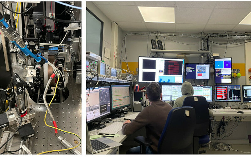 The HotCore tram working in DESY