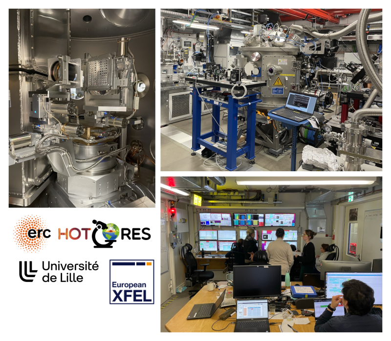 Dipole experiment at HED beamline, European XFEL, for the HotCores project